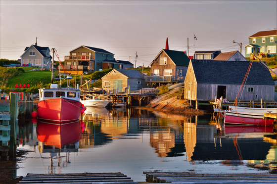 Sunset at Peggy's Cove 